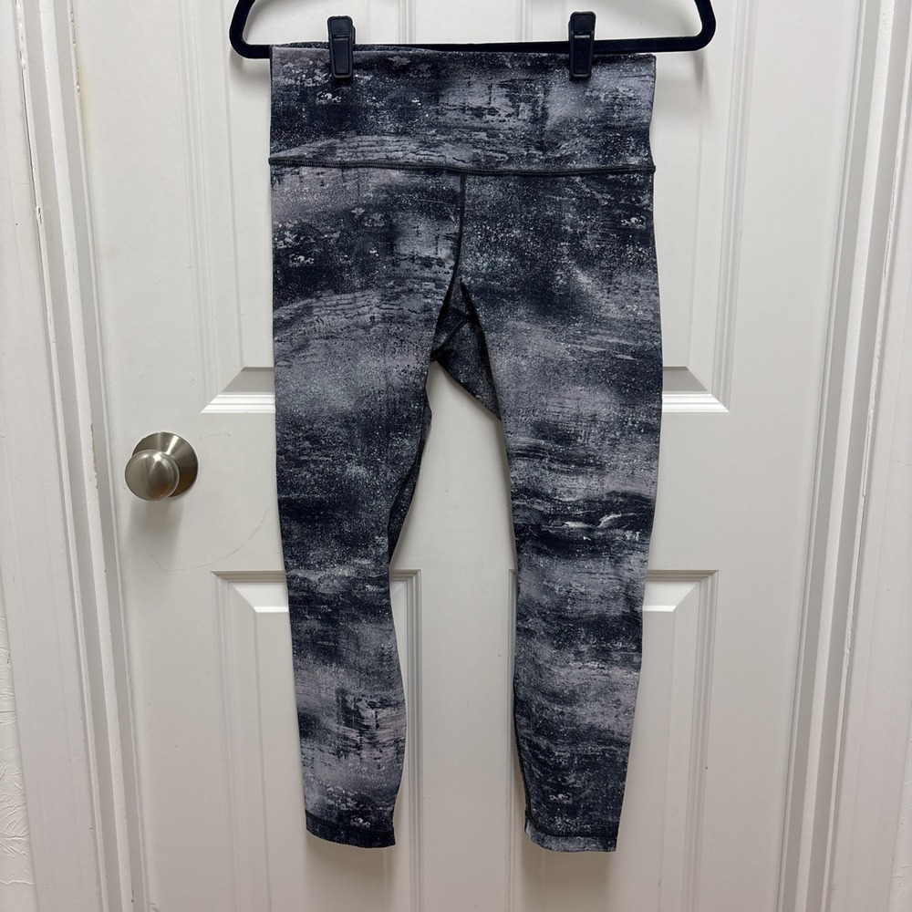 LULULEMON Multi Wunder Under High Rise Full-On Luxtreme Tights‎ Pants - Size 10